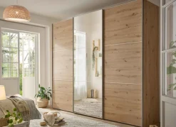 Discount Includo Kleiderschrank mit Spiegel Schwebebetürenschränke