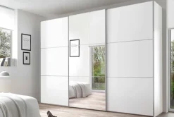 Discount Includo Kleiderschrank mit Spiegel Schwebebetürenschränke