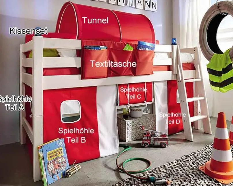 Sale Halbhochbett Kinder Kinderbett|Jugendbett