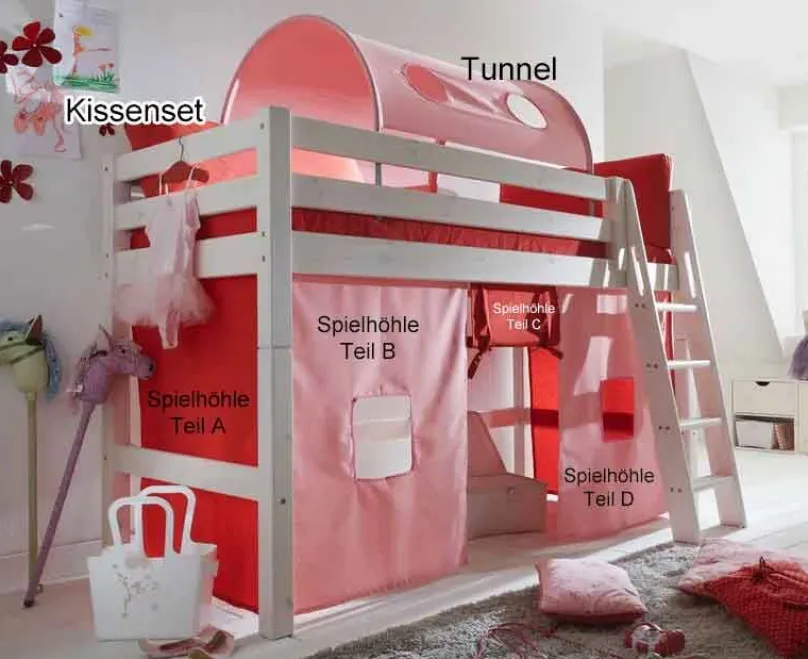 Discount Hochbett Kinder ab 3 Jahre Kinderbett|Jugendbett