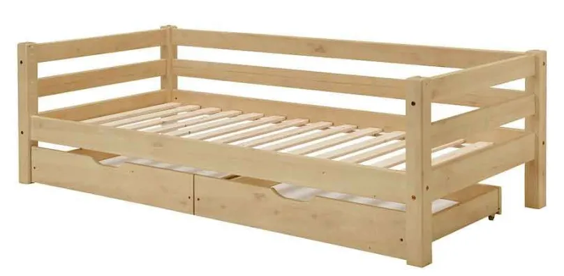 Holzbett mit Schubladen Kinderbett|Jugendbett