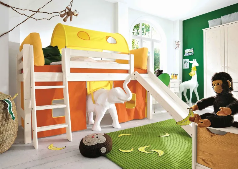 Hot Spielbett mit Rutsche Kinderbett|Jugendbett