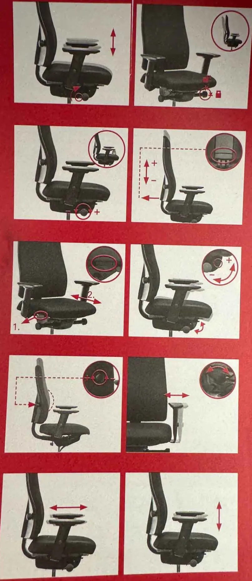 Discount Bürostuhl AIMIS Bürostühle Ergonomisch