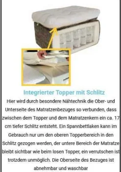 Clearance Jason Boxspringbett 200x200 mit Stauraum Boxspringbett