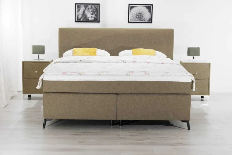 Clearance Jason Boxspringbett 200x200 mit Stauraum Boxspringbett