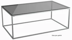 New Julia Couchtisch Glas Metall Couchtische