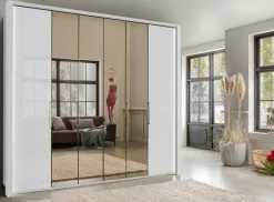 Clearance Kansas Falttürenschrank 250 cm breit Falttürenschränke