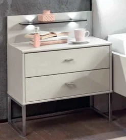 Clearance Kansas Nachttisch mit Schublade Nachtkommode