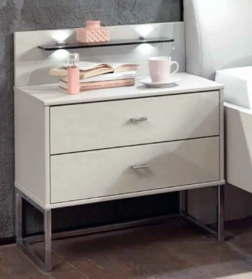 Clearance Kansas Nachttisch mit Schublade Nachtkommode