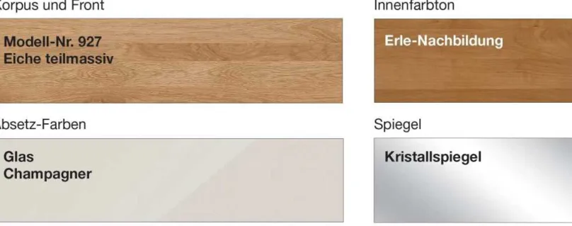 Clearance Kiruna Drehtürenschrank eiche Drehtürenschränke