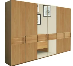 Clearance Kiruna Drehtürenschrank eiche Drehtürenschränke