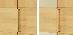 New Kiruna Kleiderschrank mit Spiegel Drehtürenschränke