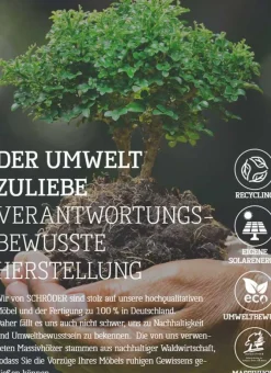 Discount Kitzalm Alpin Wohnwand eiche bianco Wohnwände