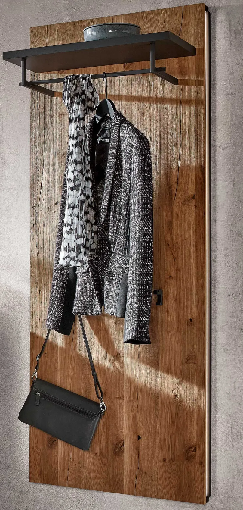 Hot Kitzalm Garderobe eiche/anthrazit Garderobenset