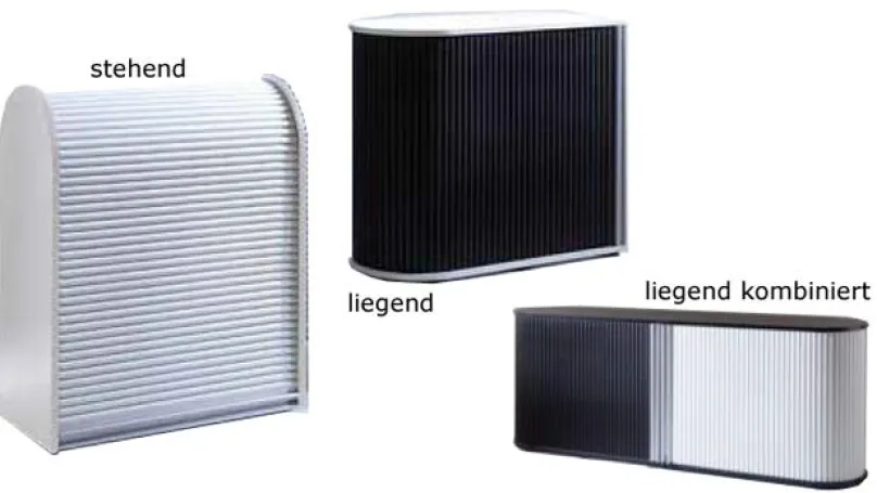 Klenk Dancer Rollladenschrank Regale