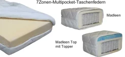 Kretschmar Madleen 7Zonen-Multipocket-Taschenfederkernmatratze 90x200 cm individuell Matratzen