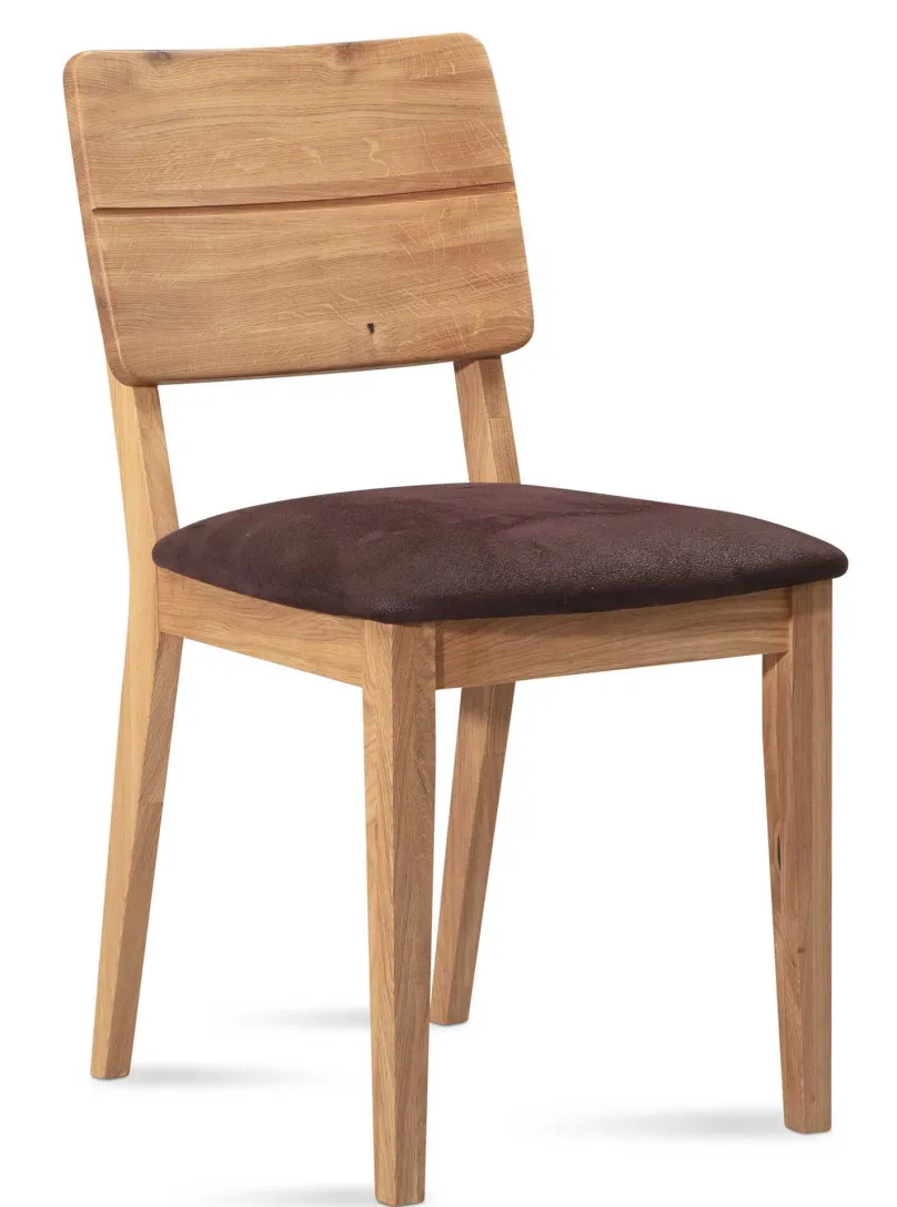 New Lars Holzstuhl mit Polster wildeiche Stühle|Polsterstühle