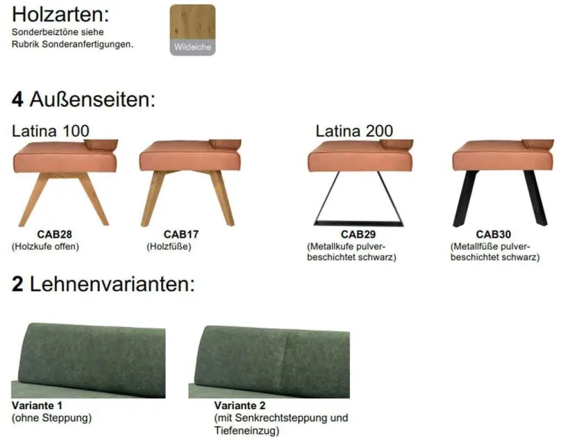 Clearance Latina Esszimmer Eckbank Eckbänke