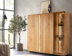 Online Lausanne Highboard wildeiche Highboards|Anrichten