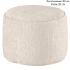 Outlet Pouf Sitzsack beige Hocker|Wohnideen