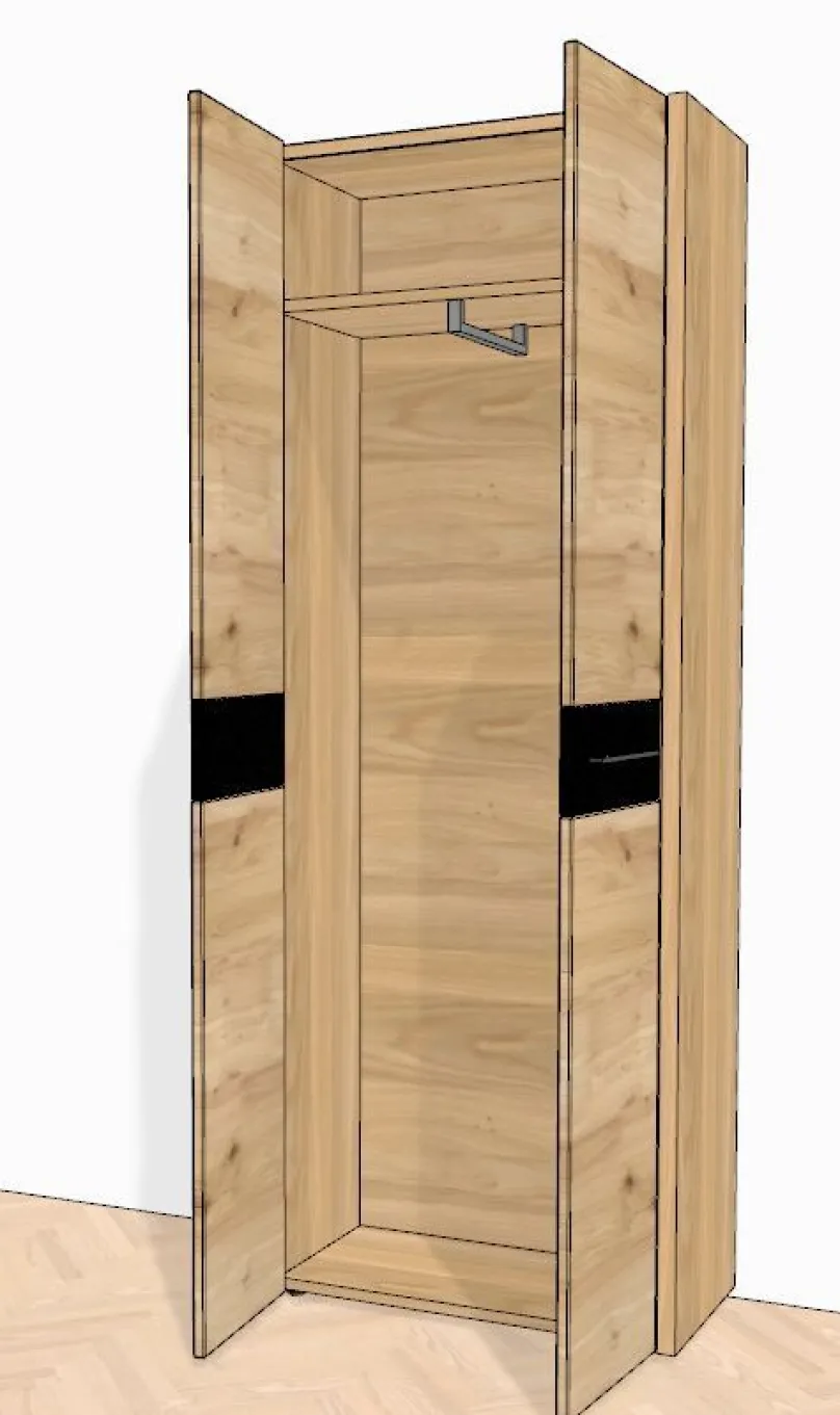 Outlet LEVIO Flurschrank Garderobenschrank