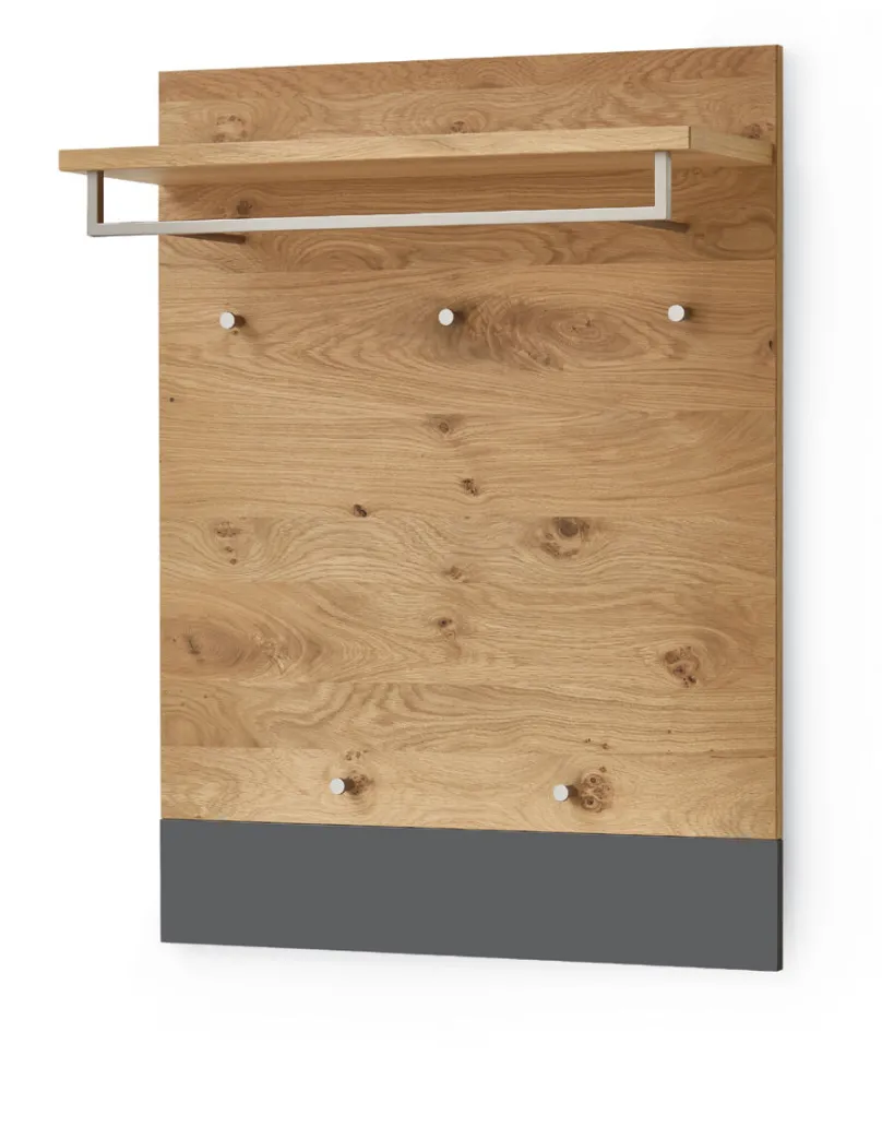 Best LEVIO Garderobe mit Hutablage Garderobenpaneel
