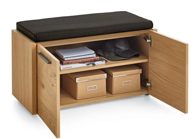LEVIO Garderobe mit Sitzbank Garderobenset