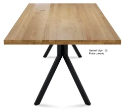 Discount Living Esszimmertisch wildeiche Esstische|Esstische