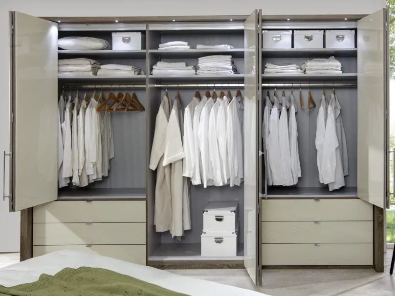 Hot Loft Kleiderschrank 300 cm Falttürenschränke