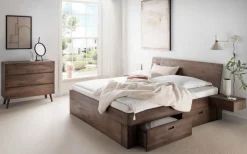 Sale Los Angeles Holzbett mit Stauraum Massivholzbett