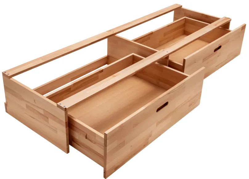 Sale Los Angeles Holzbett mit Stauraum Massivholzbett