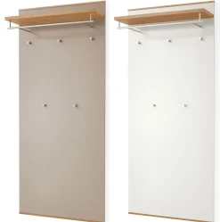 Clearance LOVENO Garderobe mit Schuhschrank Garderobenset