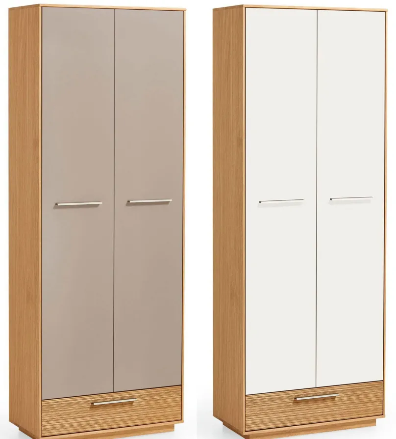 New LOVENO Garderobenschrank eiche Garderobenschrank