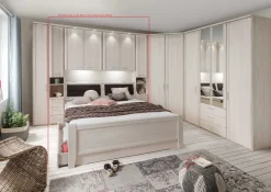 Clearance Luxor Bett mit Überbau Klassisches Bettgestell