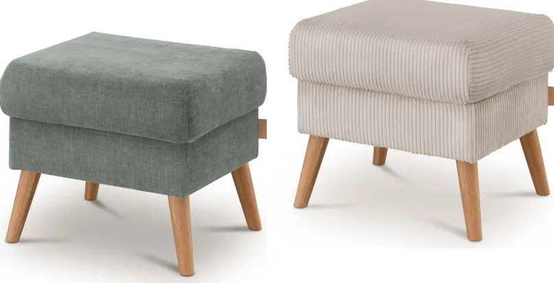 Discount Lyon Ohrensessel mit Hocker Sessel