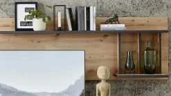 Hot Madera Wohnwand eiche artisan Wohnwände