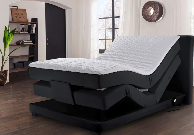Outlet Madrid Boxspringbett 200x200 elektrisch Boxspringbett