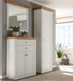 Best Maisonette Flurgarderobe Landhausstil Garderobenset