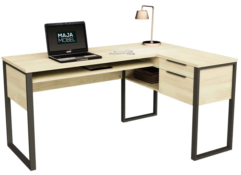 Discount Maja Eckschreibtisch mit Stauraum Schreibtische