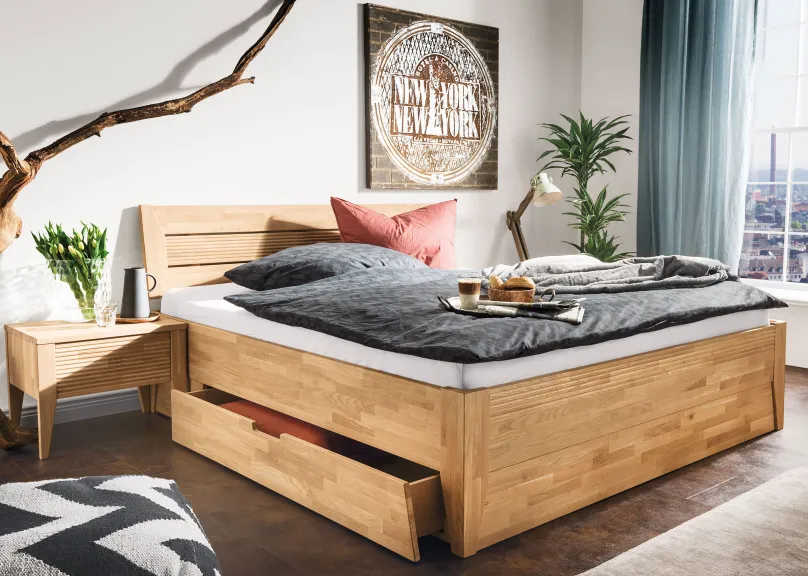 Best Malmö massiv Holz Bett Massivholzbett