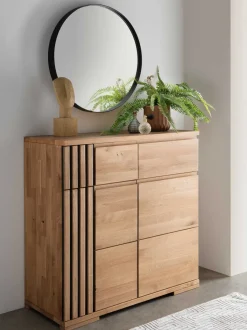 Discount Manhattan Kommode wildeiche massiv Kombikommode