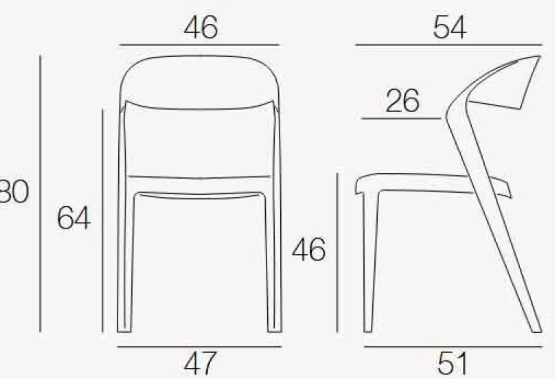 Best Marceau Kunststoffstühle 2er Set Stühle|Kunststoffstühle