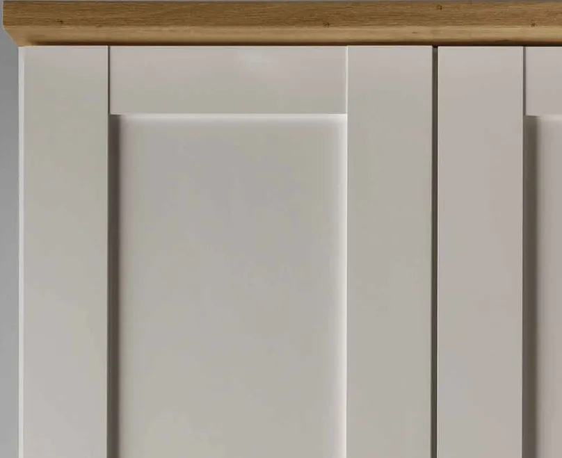 Sale Marlow Landhaus Kleiderschrank mit Spiegel Drehtürenschränke