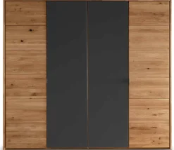 New Massivholz Kleiderschrank Drehtürenschränke