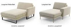 Discount Maximilian Sofa mit Ottomane Schlafsofa|Ecksofas