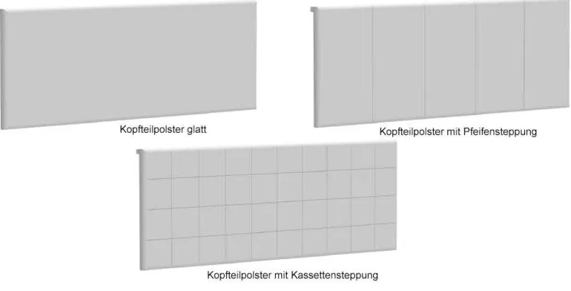 Discount Meran Bett mit Rückwand Klassisches Bettgestell