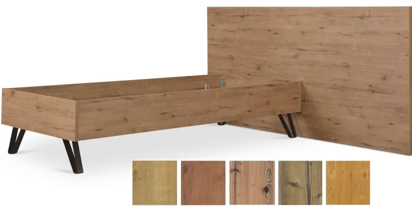 New Meran Einzelbett Jugendbett|Klassisches Bettgestell