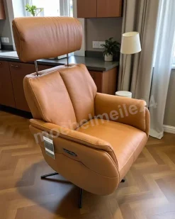 Discount Milano Wohnlandschaft Leder mit Relaxfunktion Wohnlandschaft