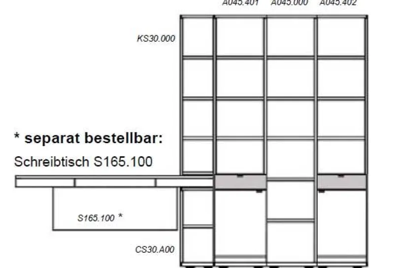 Hot Mira Schreibtisch-Bücherregal Bücherregale|Schreibtische