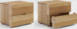 Outlet Nachttisch Massivholz Nachtkommode